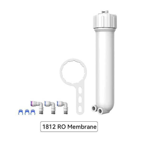 75GPD 1812 RO Membrane Housing For Undersink RO Systems With Wrench Quick