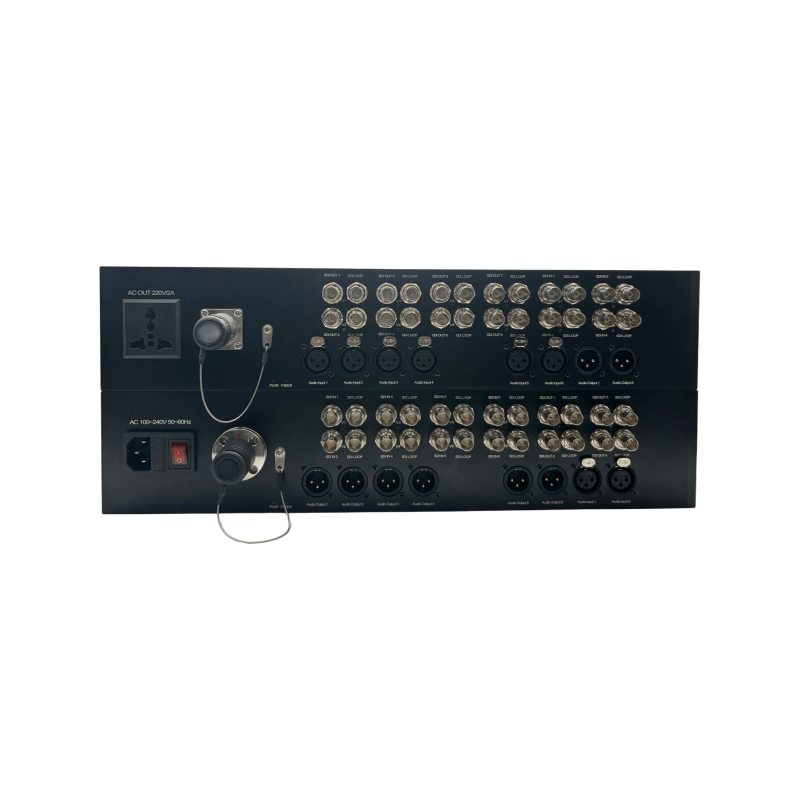 Buy cheap 12 Channel 3G-SDI to Fiber Converter with 8CH XLR Audio, Lemo Connector, from wholesalers