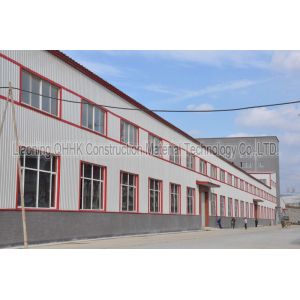 Steel Structure Workshop Customized Steel Frame Factory With Windproof Grade 12