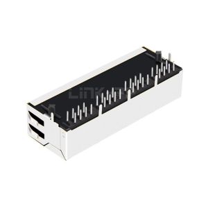 Tab Down Without Led 1x4 Port 8P8C RJ45 Jacks without Integrated Magnetics