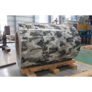 Camouflage Design Pattern Pre Painted Aluminum Sheet For Building Wall