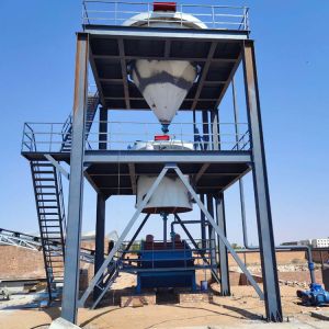 High Purity Glass Sand Making Machine with Sand Classifier and PLC Control