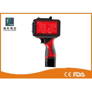 High Resolution Handheld Thermal Inkjet Printer Date Code , Time Frequenc ,