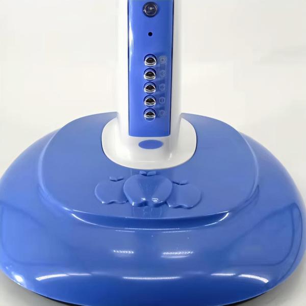 Plastic AC / DC 18 Inch Stand Fan low noise With Led Lights