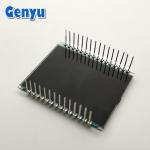Small Size Vertical Alignment Display 3 Line 4 Digits Black Segment Screen 3.3V