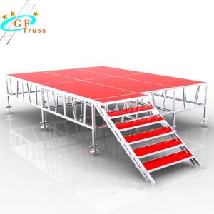 Stage Platform Aluminum Frame Plywood Portable Stage Platform