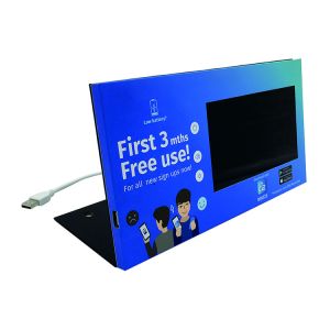 10.1 inch LCD video shelf talker screen,custom print video shelf display for