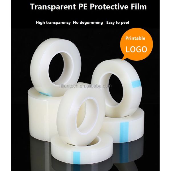 70 Micron Water Soluble PE Protective Film for Matte Metal and Paint Sheet with 1240MM*200M/100M Rolls