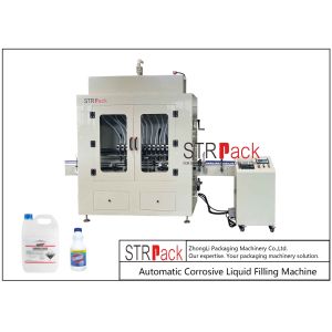 Cheap Full Automatic Harpic Filling Machine 4000B / H Toilet Cleaner for sale