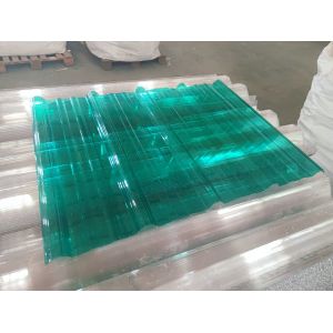 Multi Color Transparent Roofing Sheets Customized Length for Villa