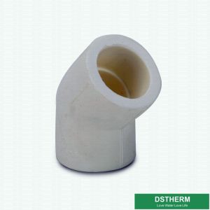 Reliable Installation Ppr Pipe Accessories White 45°Ppr Female Elbow