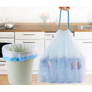 OK Compost Certified Drawstring Plastic Trash Bag On Roll Eco Friendly Waste