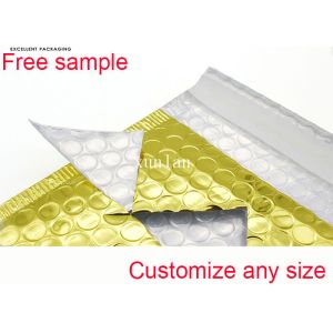 Self Adhesive Tape Padded Shipping Metallic Bubble Mailing Envelopes Custome