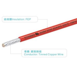 Cheap FEP wires UL758 AWM3239 26AWG 15000V/200C white for heater home appliance light industrial power for sale