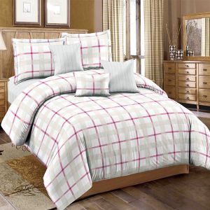 Customized Yarn Dyed Plaid Stripe Bedding Set Sheet Pillowcase Sets is