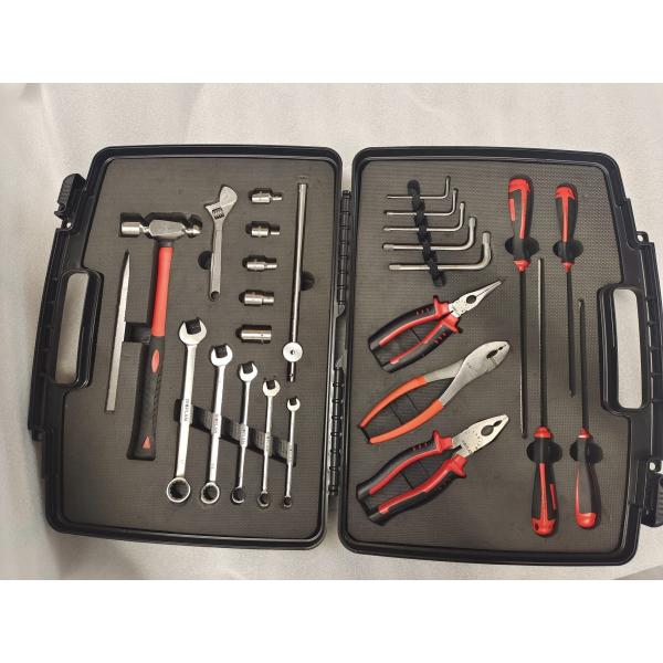 Corrosion Resistant Titanium Industrial Tool Kit In Black Hard Plastic Case With