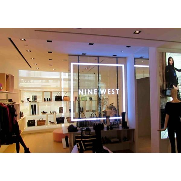 P30 Flexible Transparent LED Wall Outdoor / Indoor Surpport Multi - Languages
