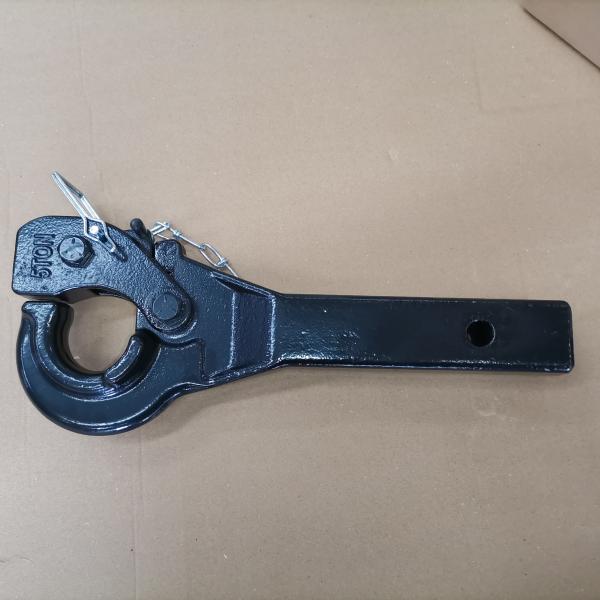 10000lbs GTW 5 Ton Steel Pintle Hitch For Industrial With Tow Ring