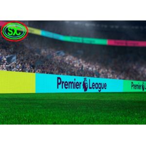 Cheap P10 Stadium Perimeter Full Color LED Display 3000Hz 1R1G1B 320x160mm for sale