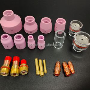 Customized Alumina Nozzle Glass Tig Welding Ceramic Cup Argon WP17 18 26 53N 54N