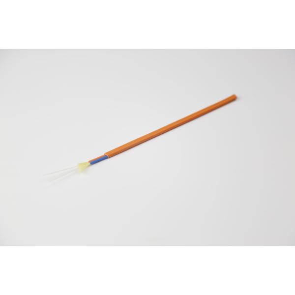 Quality LSZH ruggedized flat 2 core duplex multimode fiber optic cable,with added protective layer making it more rugged wholesale