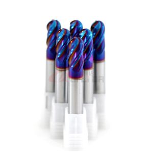 4Fl Diamond Ball Nose End Mill For Cutting Inconel 1/2 Shank