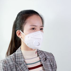 Breathable N95 Disposable Mask , FFP2 Face Mask 4 Layer Protection