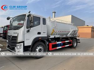 China Foton 8000 Liters Vacuum Suction Septic Tank Truck on sale