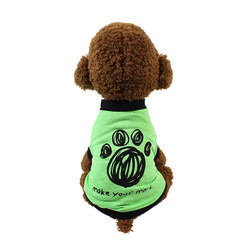 Medium Small Pets Wearing Clothes Elastic Material T-Shirt Cool Dog Clothes
