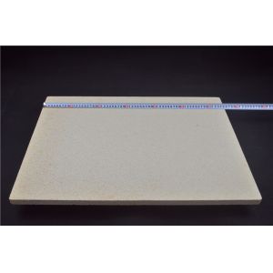 White Custom Rectangular Baking Stone Cordierite Kiln Shelf Energy Saving
