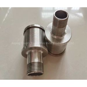 Stainless Steel 316L Screen Nozzle Shape Wedge Wire Johnson Screen with