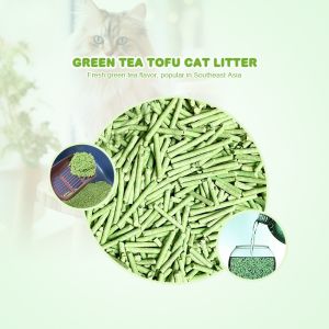 Wholesale Price High Quality Green Tea Scent Efficient Odor Control Clumping Cat
