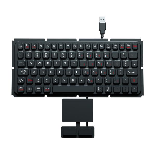 Sealed And Durable Industrial Keyboard With Touchpad And 2 Mouse Keys For Harsh