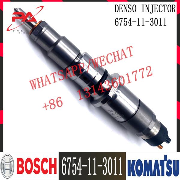 Quality 6754-11-3011 Komatsu Excavator QSB6.7 Diesel Engine Fuel Injector 5263262 0445120231 6754-11-3011 wholesale