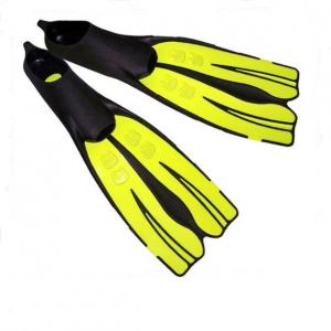 Cheap snorkeling equipment PP TPR or silicone swim fins / scuba diving with dual composite blade for sale