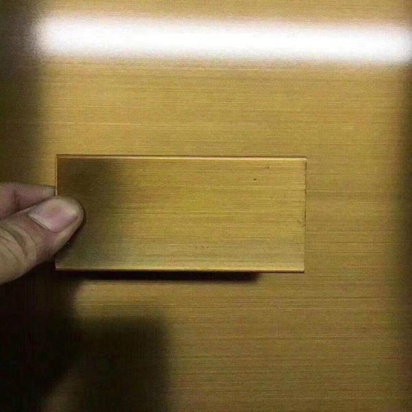 whole plate Foshan factory price 201/304/316 spot stock PVD anti-fingerprint decorative stainless steel sheet