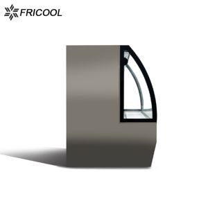 White Coated Steel 8 Foot Refrigerated Deli Case 12 Cu.Ft