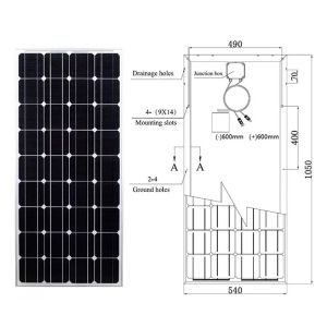 12V 200 Watt Flexible Solar Panel Bipv Monocrystalline PV Panels