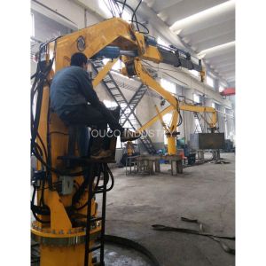 1.5t 10m Hydraulic Ship Deck Cranes Foldable Boom Marine Onboard offshore units