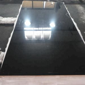 Black E1 2H High Gloss Acrylic MDF Panels 4*10Ft