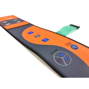 Solid Printing Silver Pad Domes Membrane Keypad Manufacturer With 2.54MM Pitch