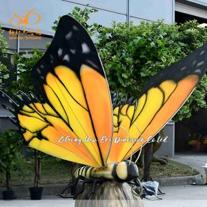 Animated Animatronic Insect Large Size Butterfly Model for Wetland Park