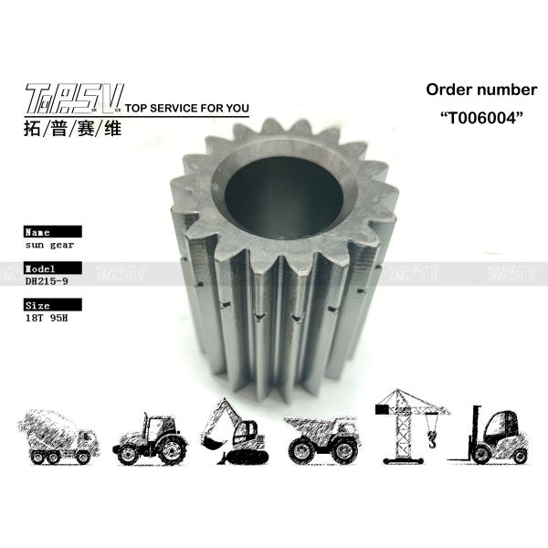 Quality K9007391 Easy To Install DH215-9 Excavator Travel 2 Stage Sun Gear With Hydraulic Motor Drive High Durability wholesale