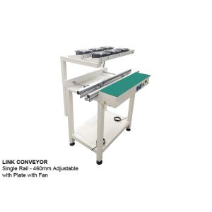 Cheap 1.5m 2m PCB Assembly Line Normal Link Conveyor With Plate and Fan for sale