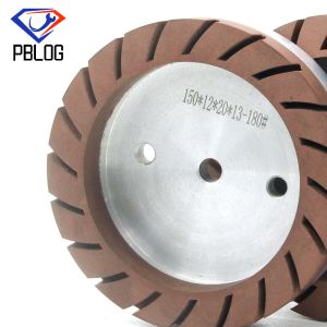 Toothed Resin Grinding Wheel Speed RPM No Scratch Cup Shape Brown