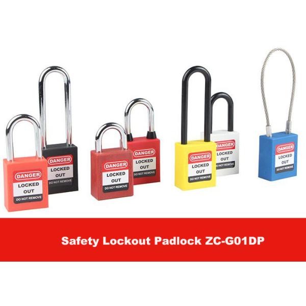 Copper Core 6mm Shackle 410KARED Industrial Safety Padlock