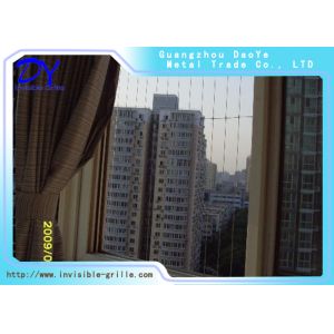 Cheap Steel 304 Balcony Invisible Grille Family Decoration Withstand High Pressure for sale