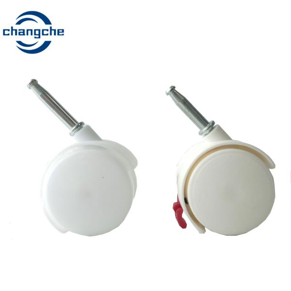 Quality Biege PP Threaded Stem Furniture Casters Office Chair Caster Replacement wholesale