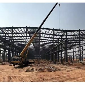 Custom Modern Prefabricated Steel Structure For Workshop Office House Supermarke