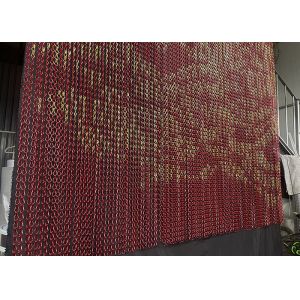 Customized Color Double Hook Chain Fly Curtain Mesh Decorative Aluminum Metal